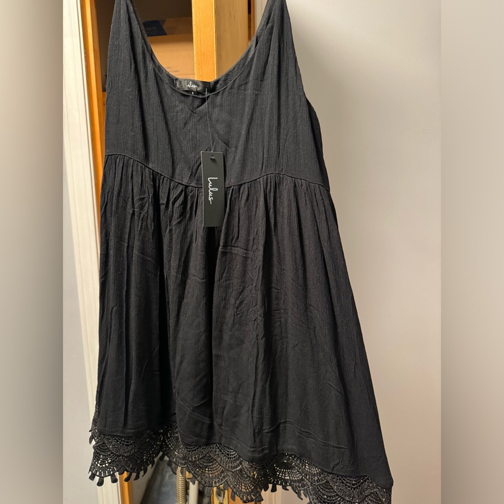 Lulu’s Black Dress SMALL NEW WITH TAGS
